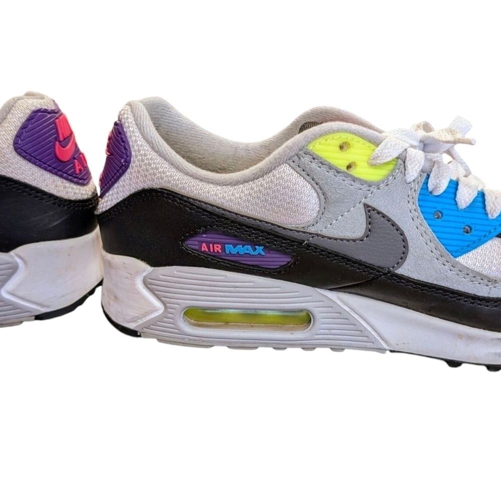 Nike Air Max 90 What The Men's 8.5 Multi-Color Patchwork Sneaker Authentic - Picture 6 of 10